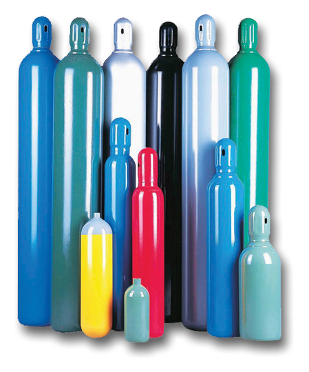 Medical and commercial gas cylinders